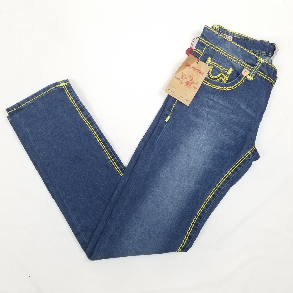 True Religion Billy Big T NWT Skinny Jeans Urban Cow W32 L32